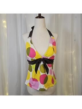 Y2k La blanca swim tankini top size 10